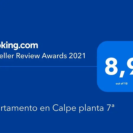 Appartement Apartamento En Planta 7ª Calp
